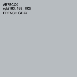 #B7BCC0 - French Gray Color Image